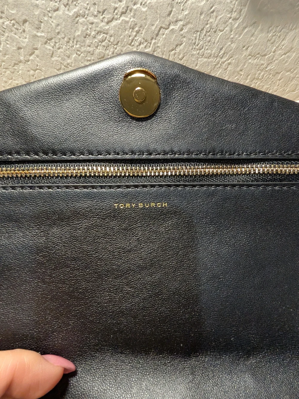 Tory Burch Black Quilted Leather Shoulder Bag - Picture 7 of 12